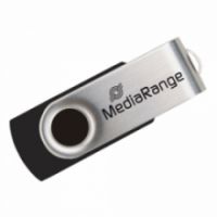 MEDIARANGE USB 2.0 FLASH DRIVE 16GB (BLACK/SILVER) MR910